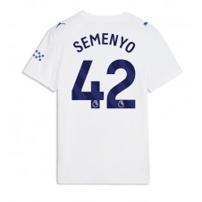 Manchester City Antoine Semenyo #42 Tredje Tröja Dam 2026-27 Korta ärmar